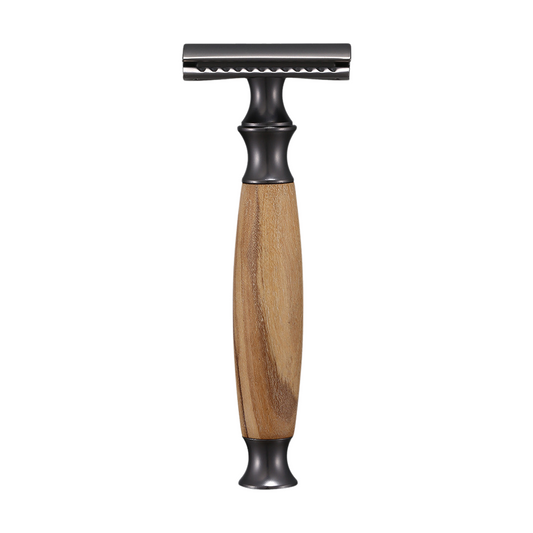 "Waldklinge" - Eleganter Rasierhobel mit Holzgriff